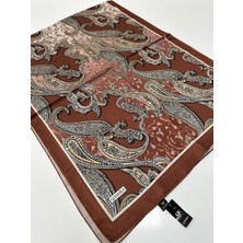 Qashka Saten Ipek Şal Etro Desen LBT0118