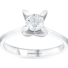 Assos Pırlanta 0.30 Karat Pırlanta Tektaş Yüzük