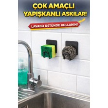 PremiumPort Çok Amaçlı Güçlü Yapışkanlı Mutfak Düzenleyici Askı Seti