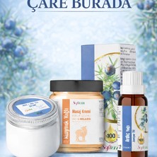 Çare Burada Ardıç Yağı 20 ml + Ardıç & Emu Yağı Balsam 50 ml + Kuyruk Yağlı & Kolajenli Masaj Kremi 200 ml