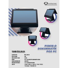 Quatronic Quatronıc 15.6" Dokunmatik (Iki Ekranlı) P1561E-D Core I5 4gb Ram- 128GB Ssd- Fdos- Pos Pc