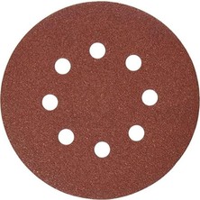 Dewalt DW4309 Zımpara Kağıdı, 12,7 Cm, 8 Delik, Granülasyon 80, Kancalı ve Halkalı, 25 Adet