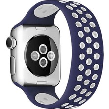 Esranın Dünyası  Watch 38MM Ayarlı Delikli  Kordon (Saat Değildir) - Lacivert-Beyaz