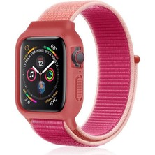 Esranın Dünyası  Watch 38MM Hasırlı Cırtcırtlı Kasalı Kordon (Saat Değildir) - Mor