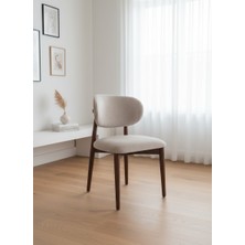Brugge Ahşap Sandalye / Modern Tasarım / Gürgen İskelet / Kişiselleştirilebilir Kumaş ve Ahşap Rengi