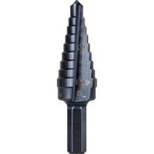 Klein Tools KTSB03 Kademeli Matkap Ucu - Yüksek Hız Çeliği - 2 Oluklu - Alüminyum Titanyum Nitrür Ka