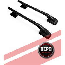 Depo Garage Universal Siyah Boru Port Bagaj Tavan Çıktası Tam Uyumlu