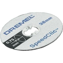 Dremel SC409 Ez Speedclic: Ekstra Ince Kesme Diski, 38MM, 5'li