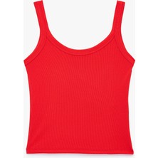 Koton Modal Kumaş Slim Fit U Yaka Askılı Top