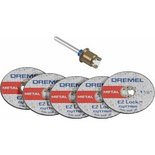 Dremel EZ406-02 1-1/2 Inç (3,2 Mm) Ez Kilit Kesme Tekerlek Başlangıç Kiti, Metal, 1'li Paket