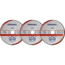 Dremel DSM20 Kompakt Testere ile Uyumlu Metal ve Plastik Kesme Diski (DSM510) 3'lü