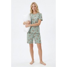 Rays Çağla Labubu Desen Tişört Pijama Takım 0710