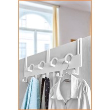 PremiumPort Beyaz Kapı Arkası Askılığı, Pratik ve Şık Ev Düzeni Için Ideal