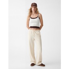 Koton Beli Bağcıklı Lastikli Geniş Paça Eşofman Pantolon