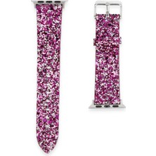 Esranın Dünyası  Watch 38MM Ry Taşlı Kordon (Saat Değildir) - Derin Mor