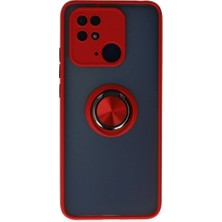 Elma Shop   10C Kılıf Montreal Yüzüklü  Kapak - Kırmızı