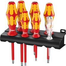 Wera 05006148001 160 I/165 I/7 Rack, Vde Yalıtımlı Tornavida Seti, 7 Parça
