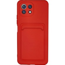 Bilfold Mi 11 Lite Kılıf Kelvin Kartvizitli - Kırmızı