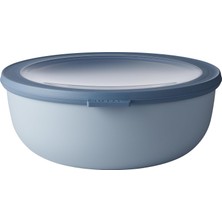 Mepal Multi Bowl Cirqula Round Yuvarlak Saklama Kabı 2250 Ml- Nordic Blue-Iskandinav Mavisi