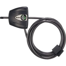 Master Lock Anahtarlı Siyah Python Bisiklet Kilidi, Ayarlanabilir Metal Kablo Kilidi, Dış Mekan Ekip