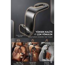 PremiumPort Pratik Araç Içi Koltuk Arkası Askı, Çanta ve Eşya Düzenleyici