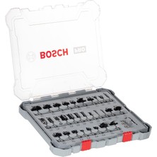 Bosch Professional 30 Parçalı Freze Seti Karışık (Ahşap Için, 6 mm Şaftlı Freze Için)