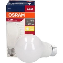 Osram LED Value Ampul Sarı Işık 8.5 W 60WATT 5 Adet