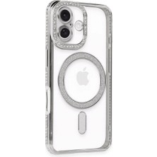 Esranın Dünyası 16 Kılıf Joke Simli Magneticsafe Kılıf - Gümüş