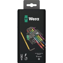 Wera Torx Takımı 967 Spkl/9 Torx Bo Çok Renkli, Blacklaser, 9 Parça, 05073599001