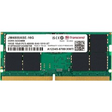 Transcend Dizüstü Bilgisayar Bellek Modülü 16GB Ddr5 4800MHZ - JM4800ASE-16G