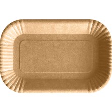 Ambalaj Pazarı Karton Tabak Kraft 16X24 cm - 25 Adet