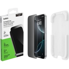Belkin Screenforce Invisiglass Iphone 17 Pro Max Ekran Koruması, Çizilmez, Konumlandırma Kılıflı Ekr
