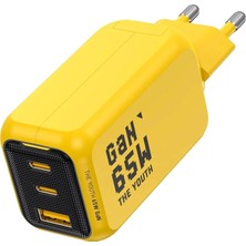 Aohi Youth 3 Portlu Şarj ADAPTÖRÜ,65W Şarj Cihazı