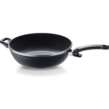 Fissler Ceratal Comfort Orbit Black Wok Tava Yapışmaz Seramik Kaplama Siyah 32 cm