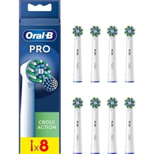 Oral-B Crossaction Takmalı Fırçalar, 8 Adet