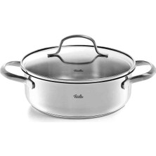 Fissler San Francisco/paslanmaz Çelik Kızartma Tenceresi (2,1 L - Ø 20 Cm) Cam Kapaklı Kızartma Tenc