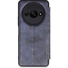 Elma Shop A3 4g Kılıf Flip Cover - Lacivert