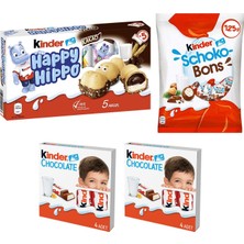 Kinder Chocolate-Happy Hippo-Schoko Bons 4 Lü Karma Paket