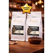 Espresso Arabica Kahve 2X250G ( Çekirdek Kahve ) 500G