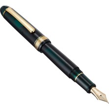 Platinum プラチナ萬年筆 Plutinum PNB13000#3776 Century Gold Trim 41 Laurel Green Ef Dolma Kalem