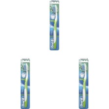 Oral-B Diş Fırçası 3 Boyutlu Beyazlık Ferah Nefes 40 Orta 3lü Paket