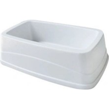 Easera Ticaret Kuş Yem Kabı - Beyaz