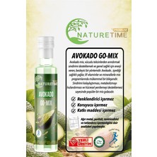 NatureTime Premium Avokado Go Mix 250 ml Glütensiz Detoks İçeceği Pestisit & Ağır Metal İçermez Analizli Katkısız Doğal