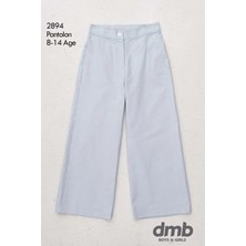 Waka Waka Kids Store 2894 Çocuk Kız Pantolon Dmb - Mavi - 8-9 Yaş