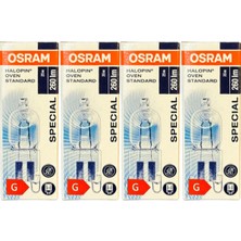 Osram Halopin Oven 25W 2700K (Sarı Işık) G9 Duylu Halojen Fırın Ampulü (4 Adet)