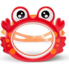 Shoplandu Çocuklar Için Yengeç Çocuk Su Maskesi (3- 8 Yaş) Çocuk Dalış Maskesi Deniz Gözlüğü