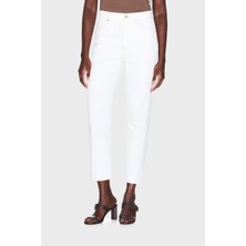 Armani Exchange Pamuklu Yüksek Bel Boyfriend Jeans Bayan Kot Pantolon XW000073 AF21335 M0054
