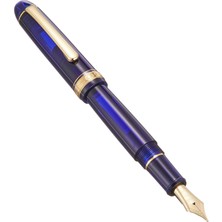 Platinum プラチナ萬年筆 Plutinum PNB13000#3776 Century Gold Trim 51 Chartres Blue B Dolma Kalem