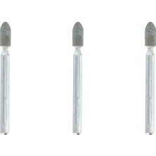 Dremel 83322 Küçük Kurşun Biçimli Silikon Karpit Taşlama Taşı 3,2 Mm, 3'lü