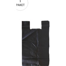 Ata Store Siyah Hışır Atlet Poşet Mini Boy 22X31 cm 1 Paket Takriben 500 Adet